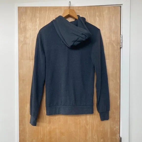 Aviator Nation 5 Stripe Hoodie - Charcoal SM